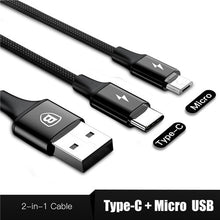 Load image into Gallery viewer, 3 IN 1 USB Cable Fast Charging Adapter