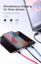 Load image into Gallery viewer, 3 IN 1 USB Cable for Mobile Phone USB Charger Cord