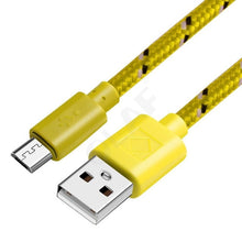 Load image into Gallery viewer, OLAF Nylon Braided Micro USB 1m/2m/3m Data Sync USB Charger Cable