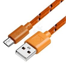 Load image into Gallery viewer, OLAF Nylon Braided Micro USB 1m/2m/3m Data Sync USB Charger Cable