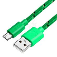 Load image into Gallery viewer, OLAF Nylon Braided Micro USB 1m/2m/3m Data Sync USB Charger Cable