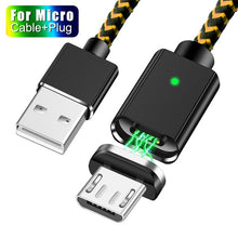 Load image into Gallery viewer, 3 IN 1 Magnetic Fast Charger USB Data Cable