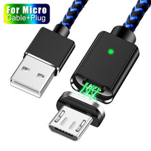 Load image into Gallery viewer, 3 IN 1 Magnetic Fast Charger USB Data Cable