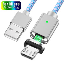 Load image into Gallery viewer, 3 IN 1 Magnetic Fast Charger USB Data Cable