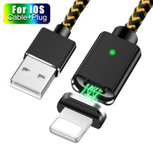 Load image into Gallery viewer, 3 IN 1 Magnetic Fast Charger USB Data Cable