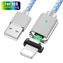 Load image into Gallery viewer, 3 IN 1 Magnetic Fast Charger USB Data Cable