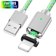 Load image into Gallery viewer, 3 IN 1 Magnetic Fast Charger USB Data Cable