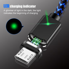 Load image into Gallery viewer, 3 IN 1 Magnetic Fast Charger USB Data Cable
