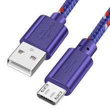 Load image into Gallery viewer, OLAF Nylon Braided Micro USB 1m/2m/3m Data Sync USB Charger Cable