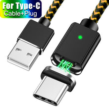 Load image into Gallery viewer, 3 IN 1 Magnetic Fast Charger USB Data Cable