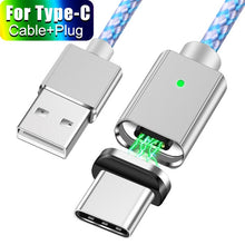 Load image into Gallery viewer, 3 IN 1 Magnetic Fast Charger USB Data Cable