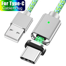 Load image into Gallery viewer, 3 IN 1 Magnetic Fast Charger USB Data Cable