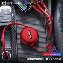 Load image into Gallery viewer, Cafele 3 IN 1 USB Fast Charging USB Cable