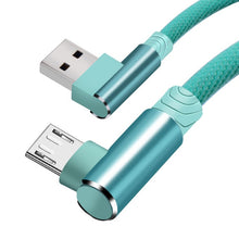 Load image into Gallery viewer, OLAF 90 Degree Micro Fast Charging Cable For Android Devices