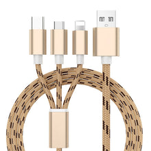 Load image into Gallery viewer, 3 IN 1 USB Fast Charging Cable