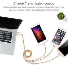 Load image into Gallery viewer, 3 IN 1 USB Fast Charging Cable