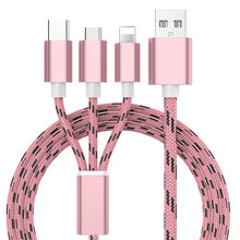 Load image into Gallery viewer, 3 IN 1 USB Fast Charging Cable
