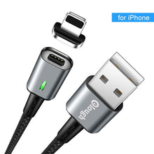Load image into Gallery viewer, 3 IN 1 Magnetic Charging Micro USB Cable QC3.0 Fast Magnet Charger USB Cable Wire