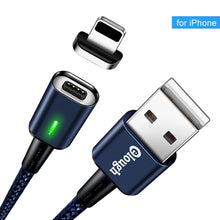 Load image into Gallery viewer, 3 IN 1 Magnetic Charging Micro USB Cable QC3.0 Fast Magnet Charger USB Cable Wire