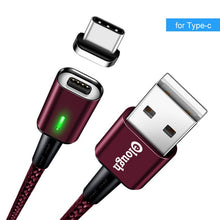 Load image into Gallery viewer, 3 IN 1 Magnetic Charging Micro USB Cable QC3.0 Fast Magnet Charger USB Cable Wire