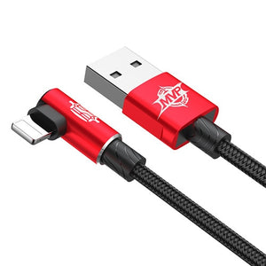 Fast Charging Smart USB Data Cable 90 Degree for All Iphones/Ipads