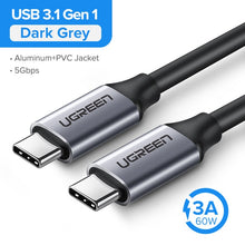 Load image into Gallery viewer, Ugreen USB 3.1 Type-C to USB C Fast Charging Data Cable