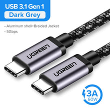 Load image into Gallery viewer, Ugreen USB 3.1 Type-C to USB C Fast Charging Data Cable