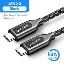 Load image into Gallery viewer, Ugreen USB 3.1 Type-C to USB C Fast Charging Data Cable
