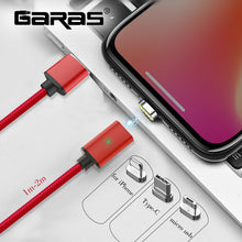 Load image into Gallery viewer, GARAS 3 IN 1  Fast Charging Magnet USB Cable