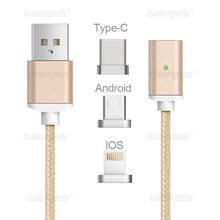 Load image into Gallery viewer, GARAS 3 IN 1  Fast Charging Magnet USB Cable
