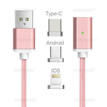 Load image into Gallery viewer, GARAS 3 IN 1  Fast Charging Magnet USB Cable