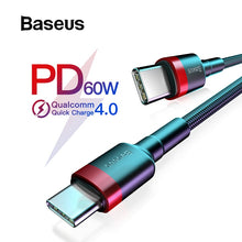 Load image into Gallery viewer, Baseus USB Type-C to Type-C Quick Charging Data Cable