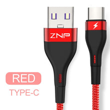 Load image into Gallery viewer, ZNP USB Type C Cable For Fast Charging