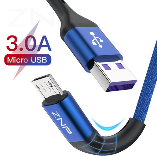 1m/2m Micro USB Cable Fast Charging Cable for All Android Types