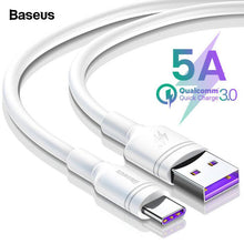 Load image into Gallery viewer, Baseus 5A Type-C USB Fast Charging Cable