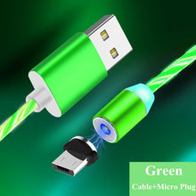 Load image into Gallery viewer, 3 IN 1 Magnetic LED Charging Cable Flowing LED for All Iphone/Ipads
