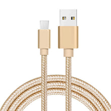 Load image into Gallery viewer, CXV Nylon Charging Fast Charging Cable Micro USB