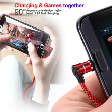 Load image into Gallery viewer, 3 IN 1 Fast Charging 90 Degree Magnetic Cable Switchable 360 Degrees